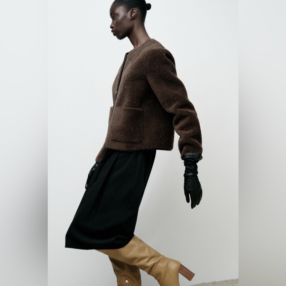 Zara Jacket with Faux Shearling - Picture 2 of 4